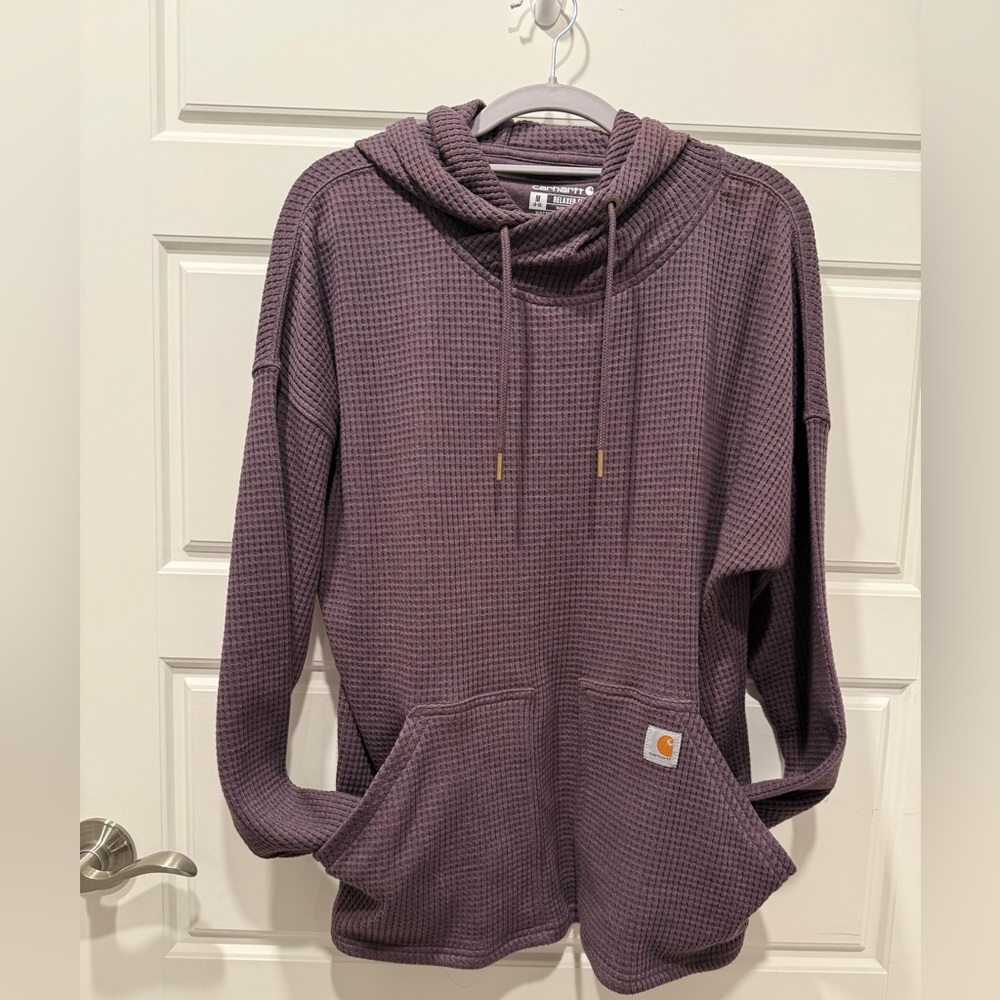Carhartt Purple Waffle Knit Hoodie - Picture 3 of 7